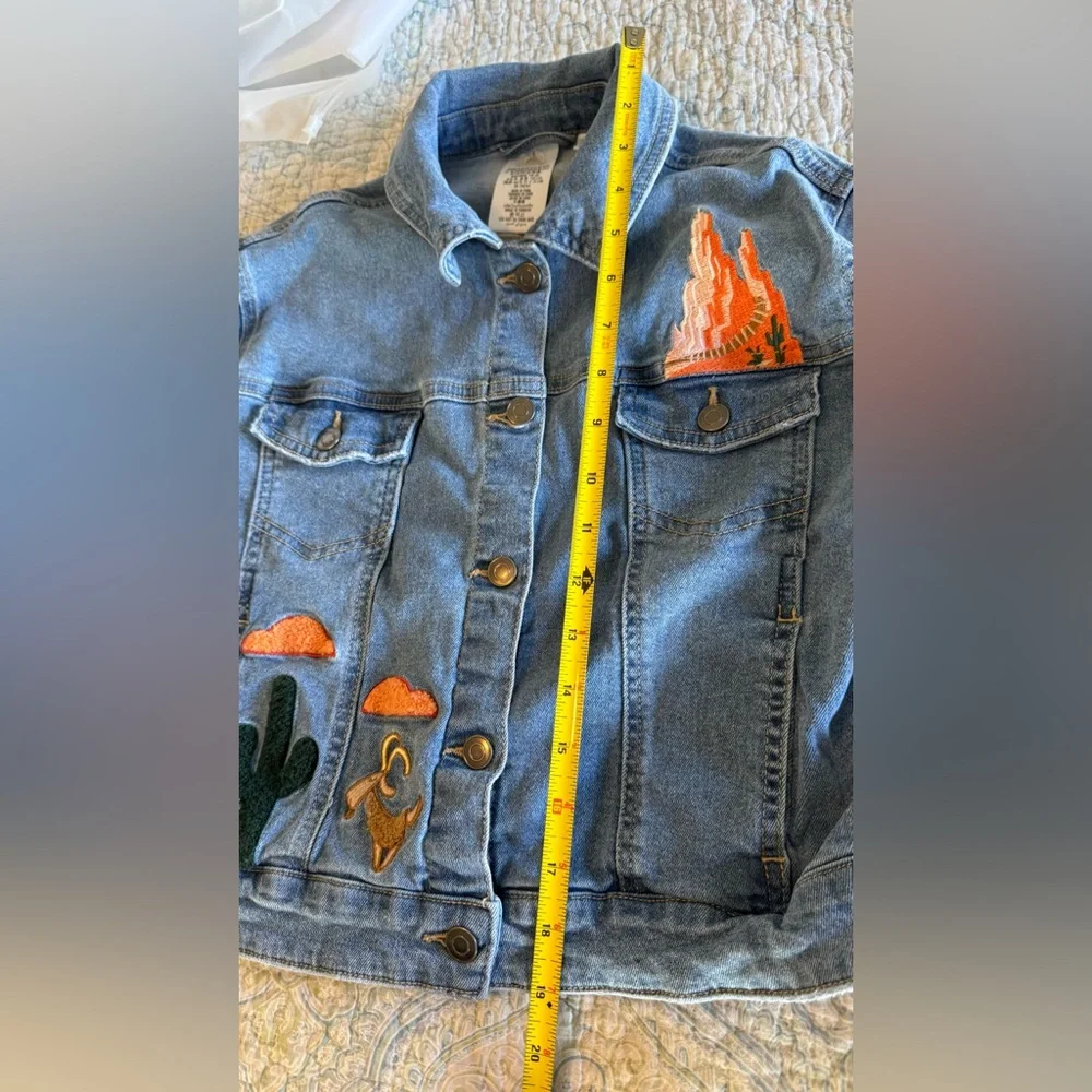 Disney Parks ily 4EVER Big Thunder Mountain Railroad Denim Jacket Girls 10
